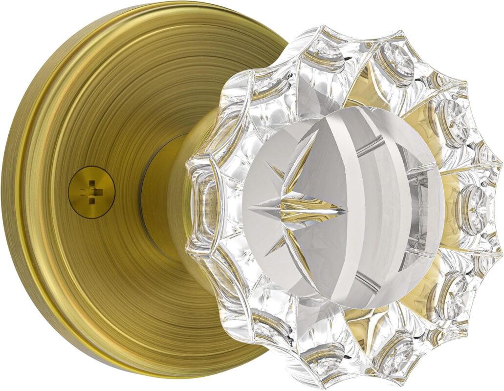 Crystal handles in various shapes (3)