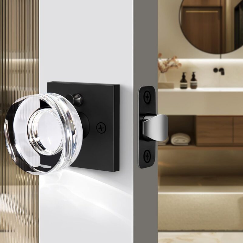 Crystal handles in various shapes