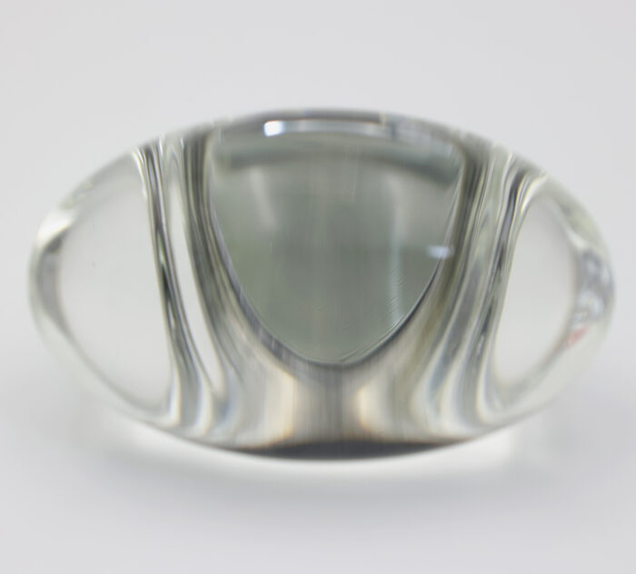 20 Egg-Shaped Transparent Glass Knob, Paired With A Honeycomb-Style Panel - Image 4