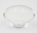 Egg-Shaped Transparent Glass Knob, Paired With A Honeycomb-Style Panel - Image 6