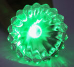SunKnob Petal-Shaped LED Crystal Door Knob (with Brass Finish& Multicolor Lighting) - Image 4