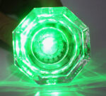 SunKnob Octagonal Faceted LED Crystal Glass Door Knob | 6 Color Changing Glow - Image 4