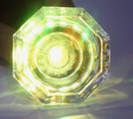 SunKnob Octagonal Faceted LED Crystal Glass Door Knob | 6 Color Changing Glow - Image 7
