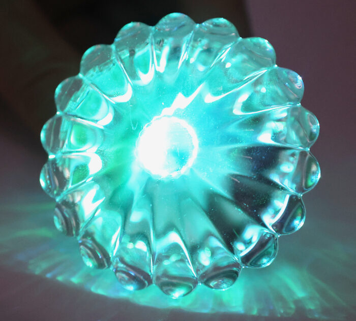 9 SunKnob Petal-Shaped LED Crystal Door Knob (with Brass Finish& Multicolor Lighting) - Image 2