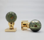 Handmade Miniature Landscape Moss Terrarium Resin Door Knob | Decorative Replacement Interior Door Hardware - Image 4