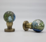 Handmade Elephant Forest Miniature Landscape Resin Door Knob | Decorative Replacement Interior Door Hardware - Image 11