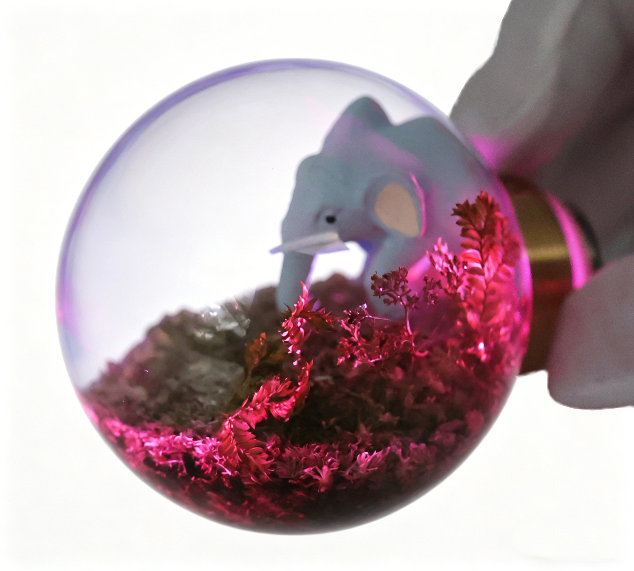 生成修复球头图片 2 Elephant Forest Art Resin Door Knobs Spare Part - Image 1